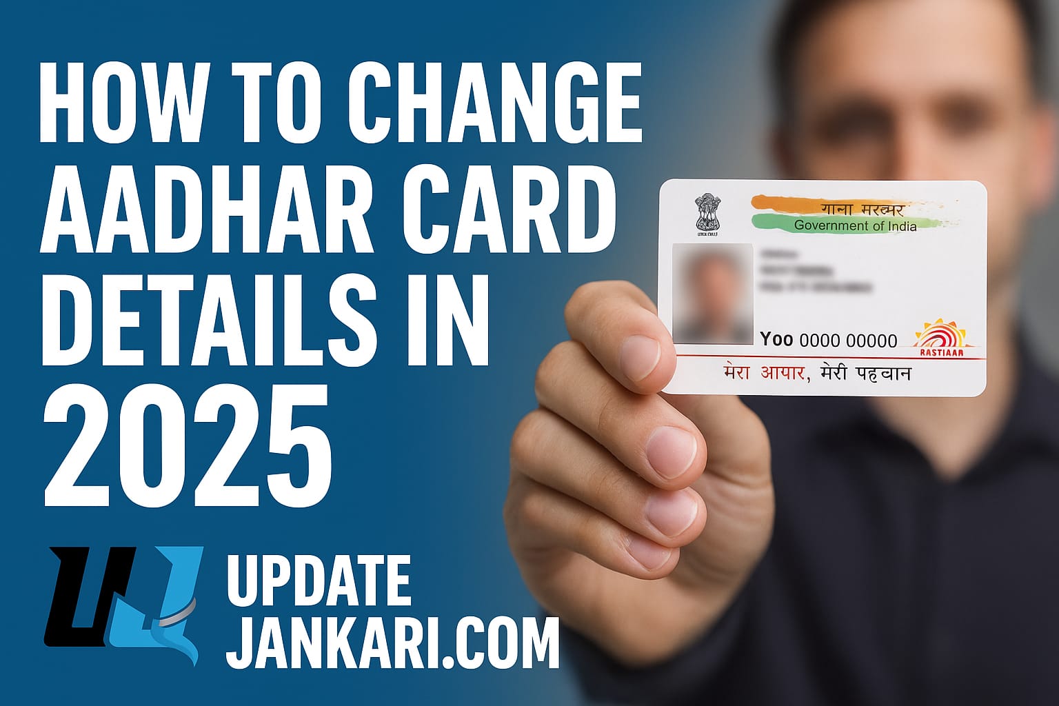 How to Change adhar card details in 2025